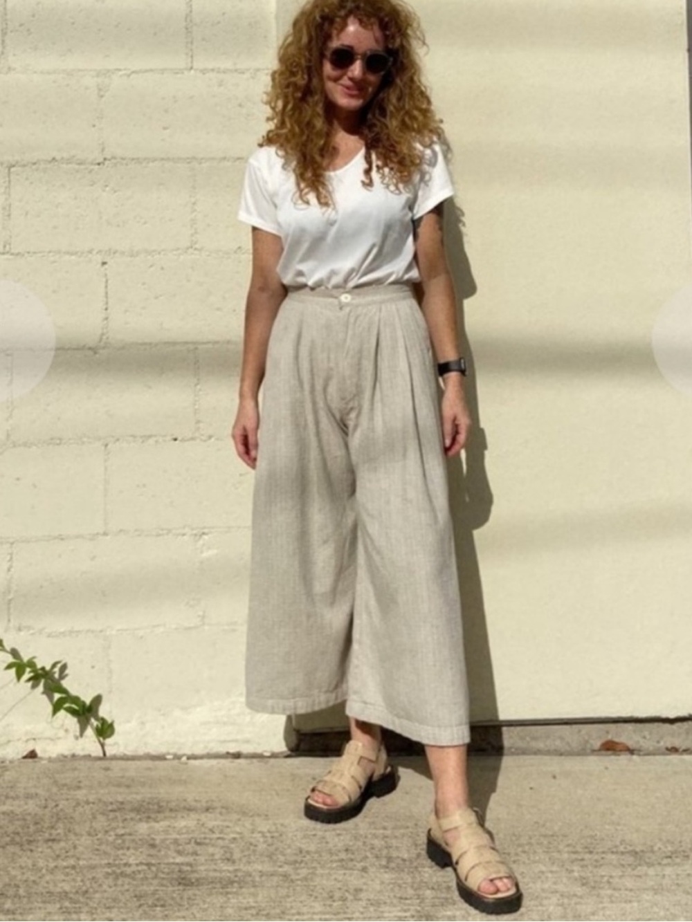Esby Nikita Striped Linen Pants